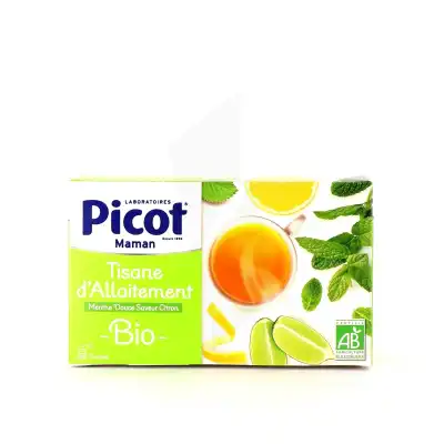 Picot Maman Tisane D'allaitement Menthe Douce Citronnée 20 Sachets/1,6g à DIJON