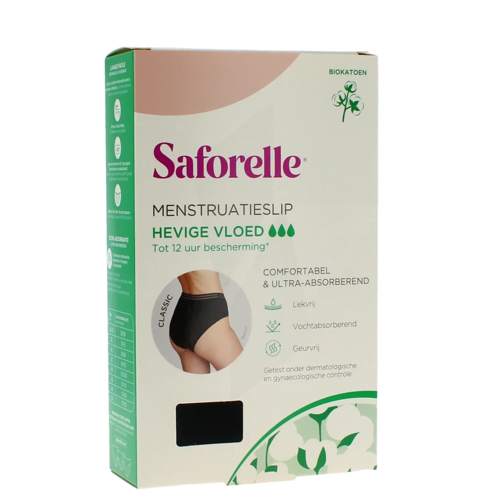 Saforelle Culotte Menstruelle Classic Flux Abondant T34-36
