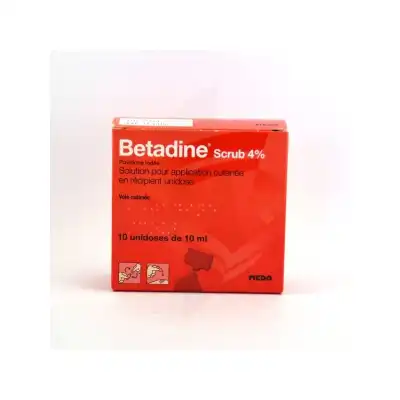 Betadine Scrub 4 %, Solution Pour Application Cutanée En Récipient Unidose à ANDERNOS-LES-BAINS