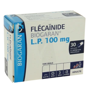 Flecainide Biogaran Lp 100 Mg, Gélule à Libération Prolongée