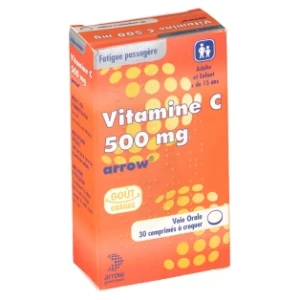 Vitamine C Arrow 500 Mg, Comprimé à Croquer