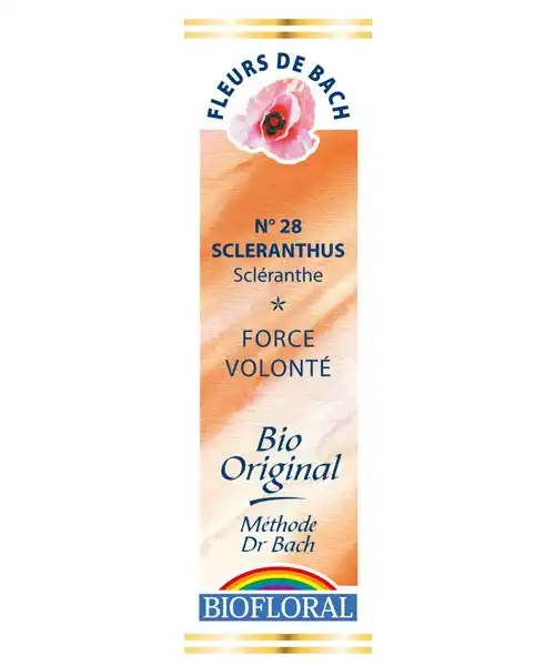 Biofloral Fleurs De Bach N°28 Scleranthus Elixir