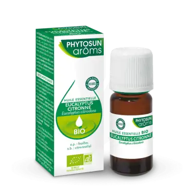 Phytosun Arôms Huile Essentielle Bio Eucalyptus Citronné Fl/10ml à SAINT-PRIEST