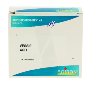 Boiron Vessie 4ch Solution Buvable En Ampoules Boîte De 30 Ampoules