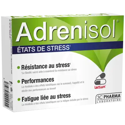 Adrenisol Gélules état De Stress B/30 à Saint-Gervais-la-Forêt