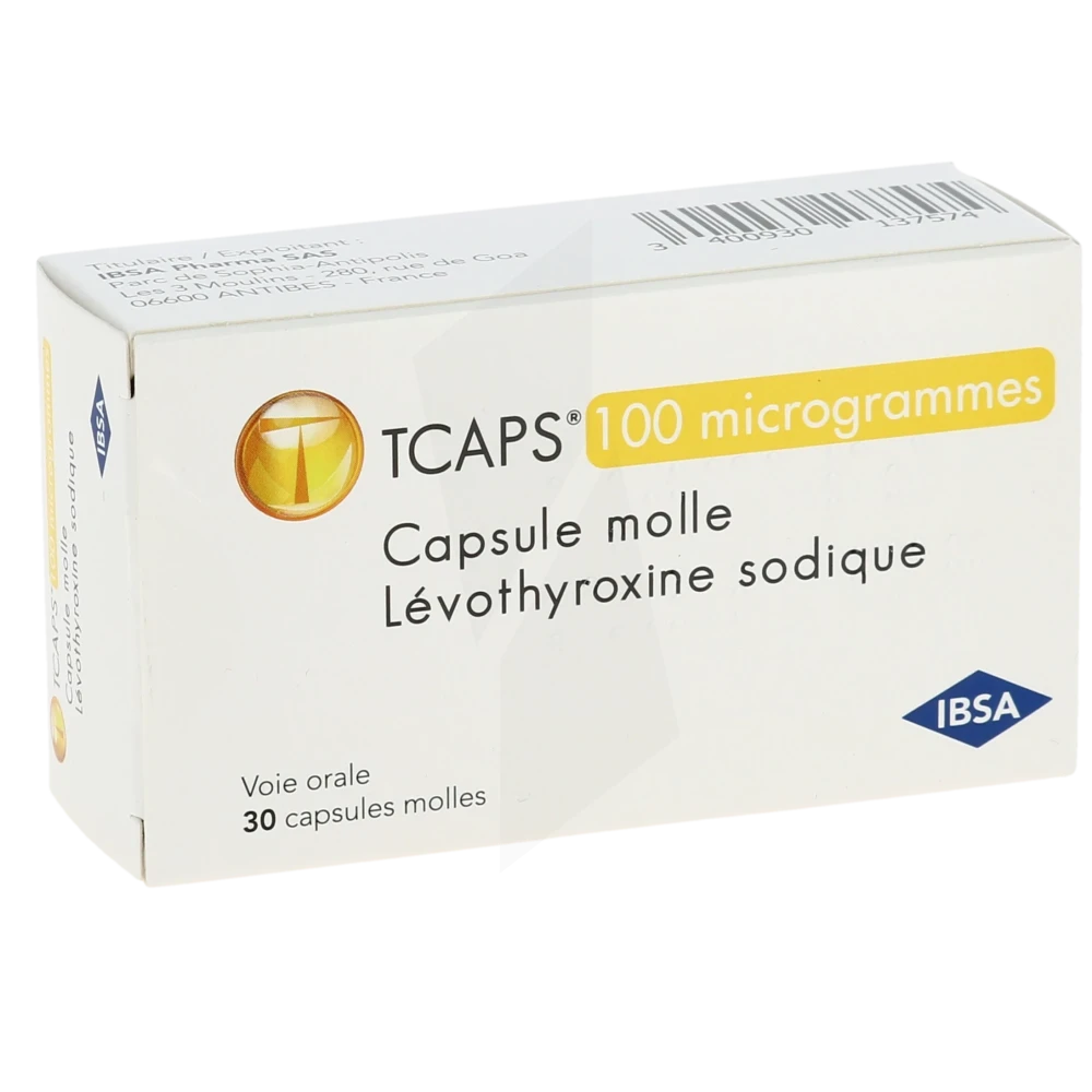 Tcaps 100 Microgrammes, Capsule Molle