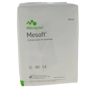 Mesoft Compresses En Notissé 4 Plis - 10x10cm