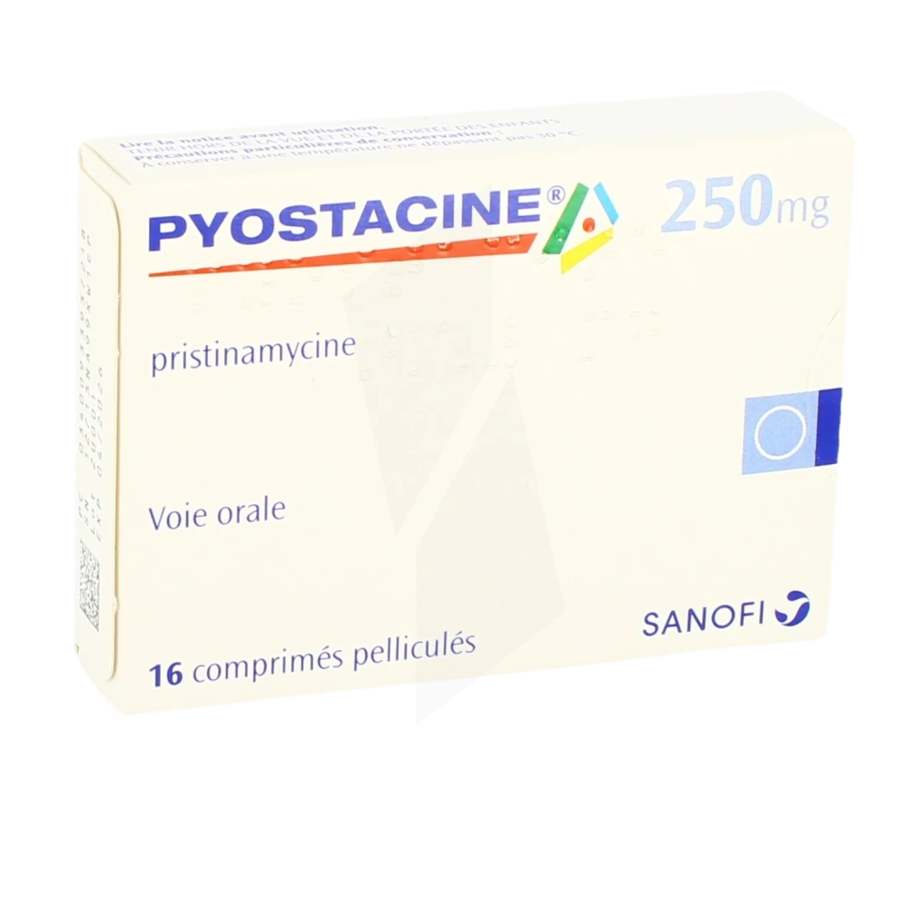 Pyostacine 250 Mg, Comprimé Pelliculé