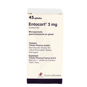 Entocort 3 Mg, Microgranules Gastro-résistants En Gélule