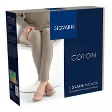 Coton Chaussettes  Femme Classe 2 Beige Medium Normal à MONTPEZAT-SOUS-BAUZON