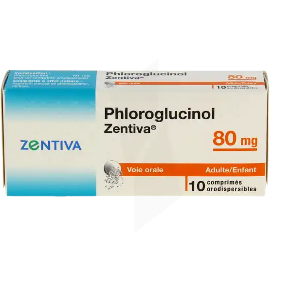Phloroglucinol Zentiva 80 Mg, Comprimé Orodispersible