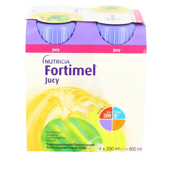 Fortimel Jucy Nutriment Tropical 4 Bouteilles/200ml