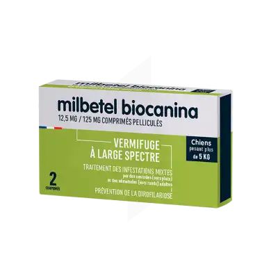 VERKILL 12,5 MG/125 MG COMPRIMES PELLICULES POUR CHIENS, Comprimé pelliculé