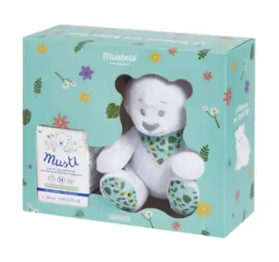 Mustela Coffret Musti Eau + Peluche Bleu à Roquemaure