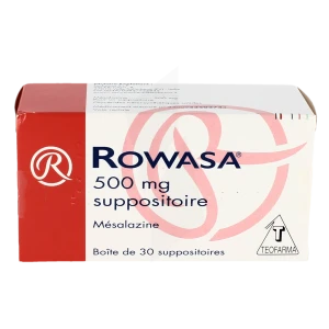 Rowasa 500 Mg, Suppositoire