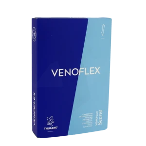 Thuasne Venoflex Secret 2 Chaussette Femme Noir T4l