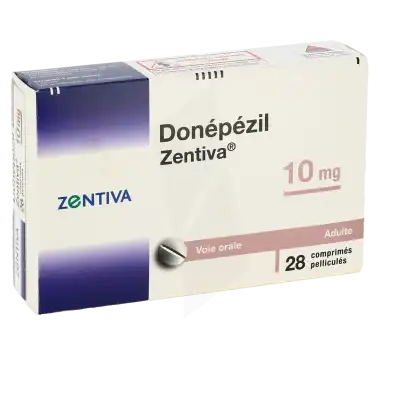 Donepezil Zentiva 10 Mg, Comprimé Pelliculé à LA TREMBLADE