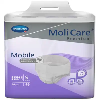 Molicare Premium Mobile 8 Gouttes - Slip Absorbant - Taille S B/14 à MONTLUÇON