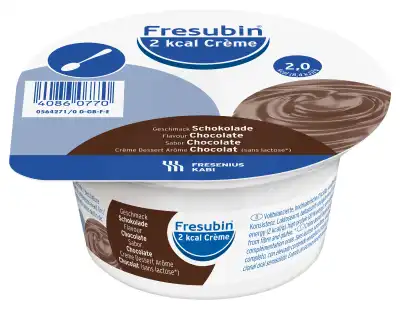 Fresubin 2kcal Crème Sans Lactose Nutriment Chocolat 4 Pots/200g à ANNEMASSE