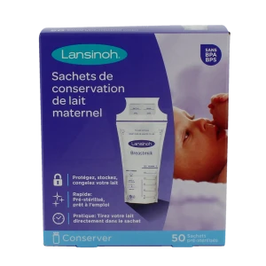 Lansinoh Sachet De Conservation Du Lait B/50