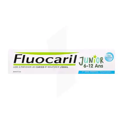 Fluocaril Junior Dentifrice Bubble Gum 6-12ans T/75ml à AUCAMVILLE