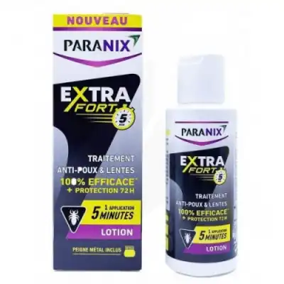 Paranix Extra Fort 5 Min Lot Antipoux Spray/100ml+peigne à La Rochette