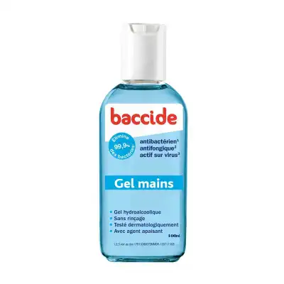 Baccide Gel Mains Désinfectant Sans Rinçage Fl/100ml à Mérignac