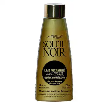 SOLEIL NOIR Lait vitaminé ultra bronzant Fl/150ml