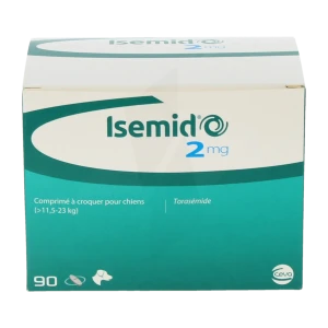 Isemid 2 Mg Comprime A Croquer Pour Chiens (> 11,5 Kg - 23 Kg), Comprimé à Croquer