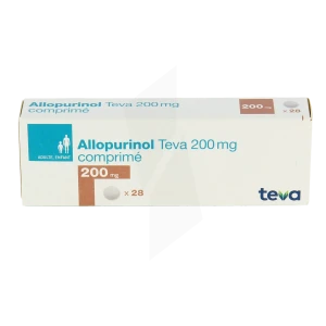 Allopurinol Teva 200 Mg, Comprimé