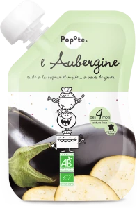 Popote Aubergine Bio Gourde/120g