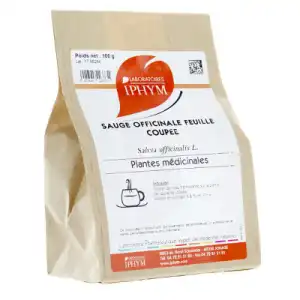 Iphym Santé Sauge Plantes En Vrac Entières Et Coupées 100g à Cherbourg-en-Cotentin