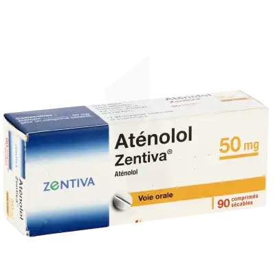Atenolol Zentiva 50 Mg, Comprimé Sécable à CHENÔVE