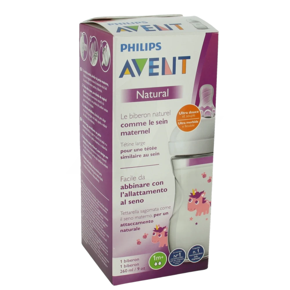 Avent Natural 2.0 Biberon Unicorn 260ml