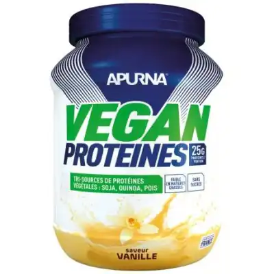 Apurna Vegan Proteines Poudre Vanille B/660g à Ris-Orangis