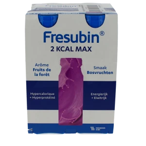 Fresubin 2 Kcal Max Nutriment Fruits De La Forêt 4bouteilles/300ml