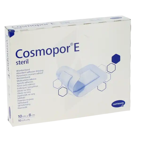 Cosmopor® E Pansement Adhésif 10 X 8 Cm - Boîte De 10