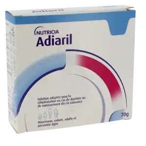 Adiaril Poudre Pour Solution Buvable De Réhydratation 10 Sachets/7g à Paris
