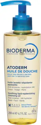 Bioderma Atoderm Huile De Douche Flacon Pompe De 200 Ml à BIGANOS