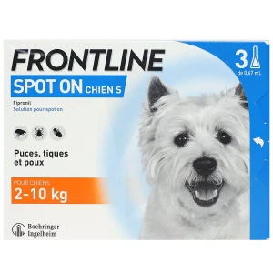 Frontline Solution Pour Spot-on Chien S (2-10kg) 3pipette/0,67ml
