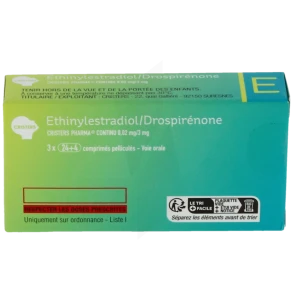 Ethinylestradiol/drospirenone Cristers Pharma Continu 0,02 Mg/3 Mg, Comprimé Pelliculé