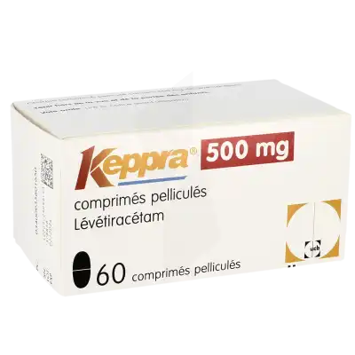 KEPPRA 500 mg, comprimé pelliculé