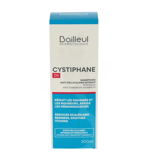 Cystiphane Shampoing Antipelliculaire Intensif Ds, Fl 200 Ml