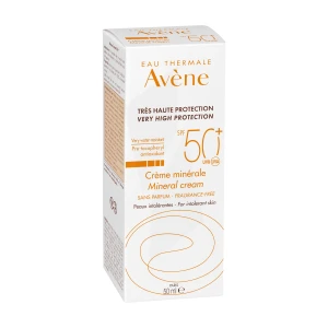 Avène Eau Thermale Solaire Crème Minérale Spf50 50ml