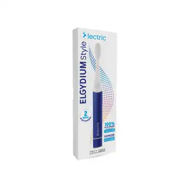 Elgydium Style Recyclée Brosse à Dents Electrique Bleue à Lomme