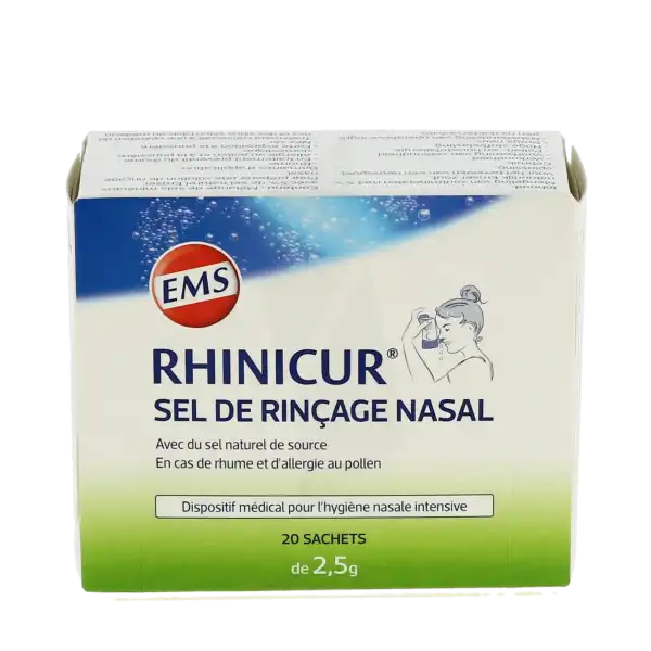 Rhinicur PrÉp Pour Solution Nasale Lavage Des Fosses Nasales 20sach/2,5g