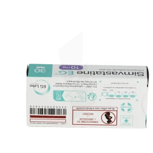 Simvastatine Eg 10 Mg, Comprimé Pelliculé Sécable