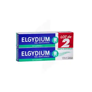 Elgydium Dentifrice Dents Sensibles Lot 2 X 75ml à Mûrs-Erigné