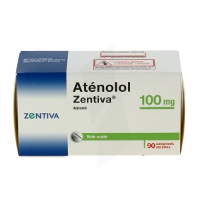 Atenolol Zentiva 100 Mg, Comprimé Sécable