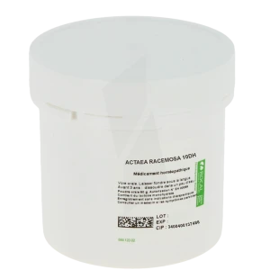Rocal Actaea Racemosa 10dh Poudre Orale Pot De 60 G